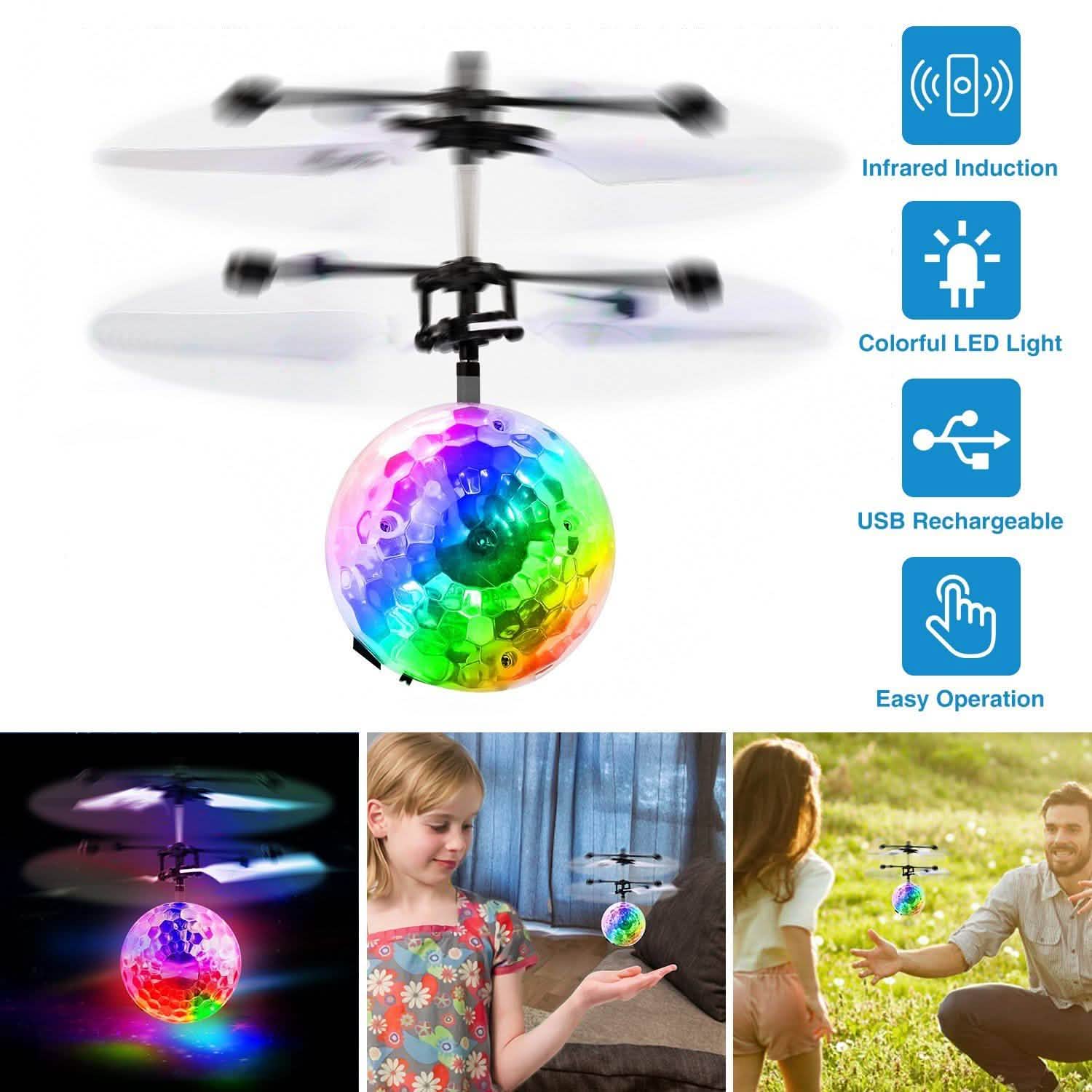 RC Flying Drone Elastic Infrared Toys & Games - Tophatter Daily Deals