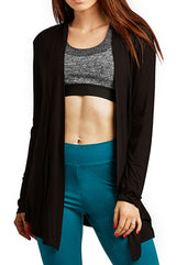 Women's Lightweight Open-Front Rayon Cardigan Women's Tops - Tophatter Daily Deals