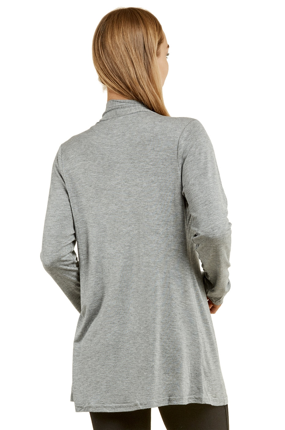 Women's Lightweight Open-Front Rayon Cardigan Women's Tops - Tophatter Daily Deals