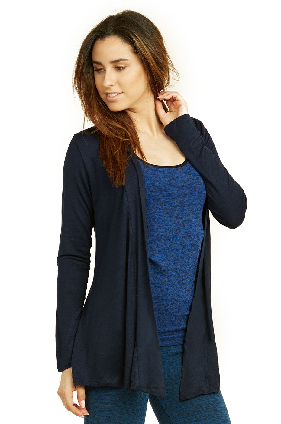 Women's Lightweight Open-Front Rayon Cardigan Women's Tops - Tophatter Daily Deals