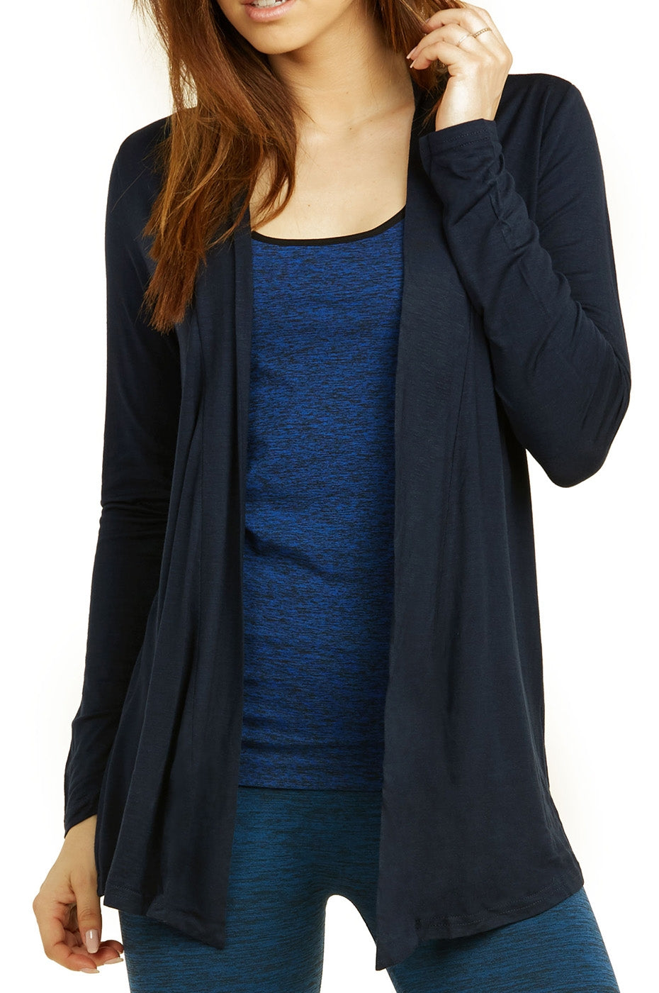 Women's Lightweight Open-Front Rayon Cardigan Women's Tops - Tophatter Daily Deals