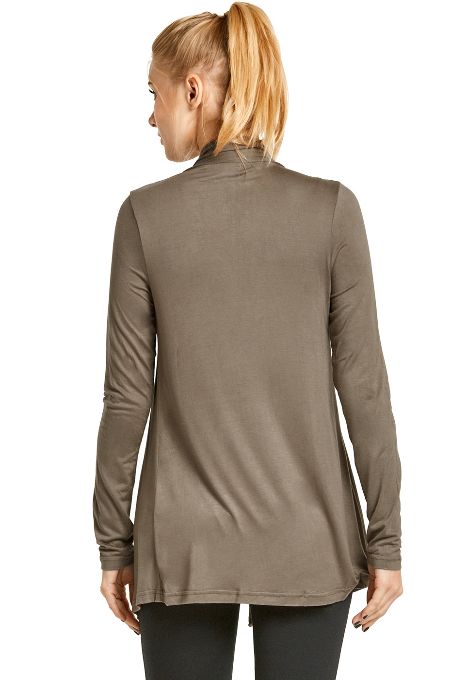 Women's Lightweight Open-Front Rayon Cardigan Women's Tops - Tophatter Daily Deals