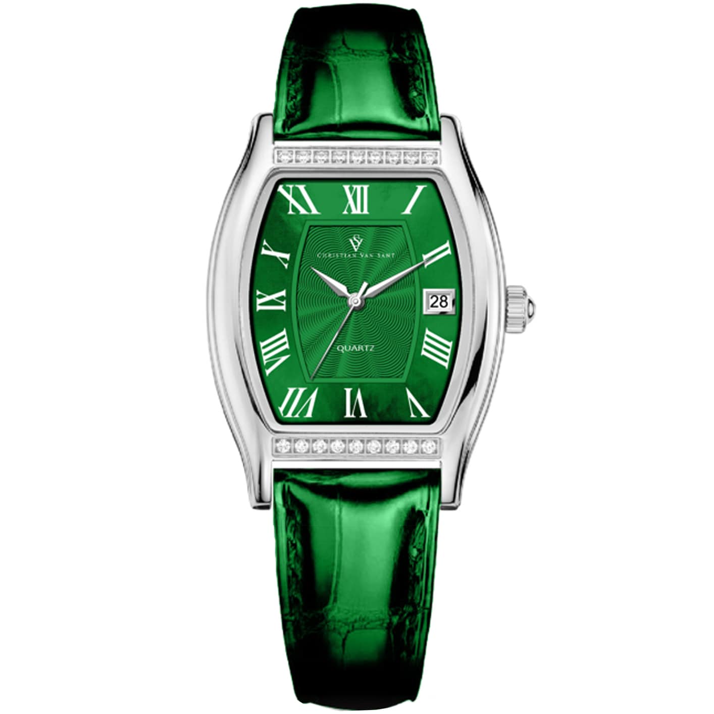 Christian Van Sant Women's Gemma // CV2443 Green Watches - Tophatter Daily Deals