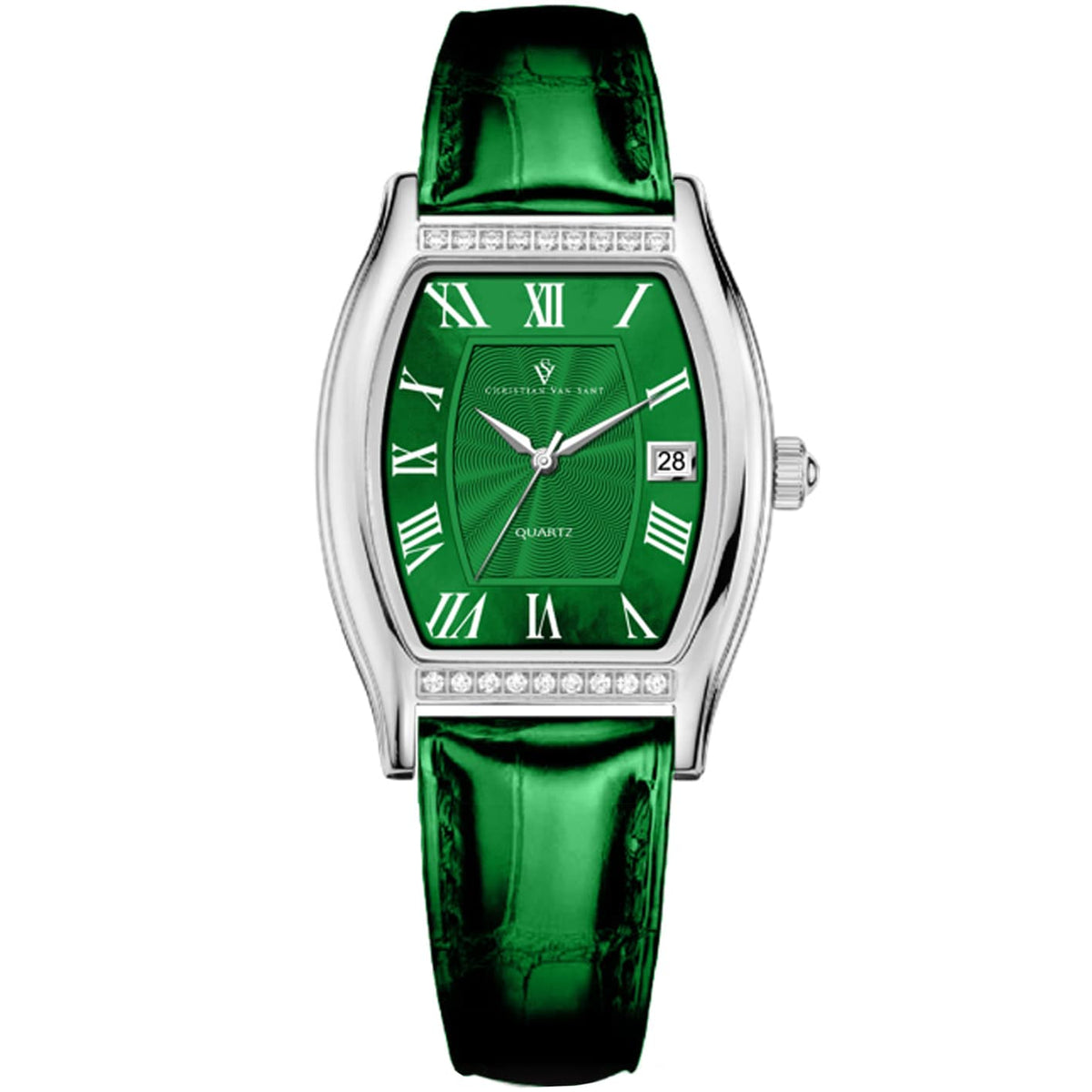 Christian Van Sant Women's Gemma // CV2443 Green Watches - Tophatter Daily Deals