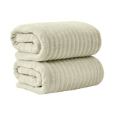 Luxury Combed Cotton Bath Towel Set - Karina Collection Bath Sheet (Pack of 2) Sage Green Bath - Tophatter Daily Deals