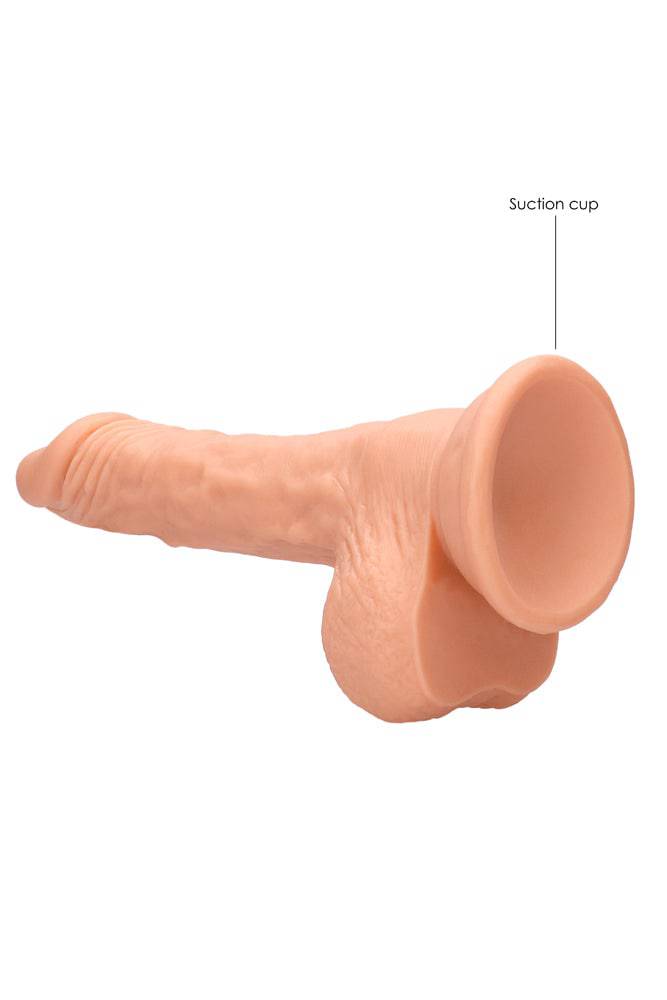 Shots Toys - RealRock Skin - Realistic Dildo with Balls - 7 Inch Sex Toy - Tophatter Daily Deals