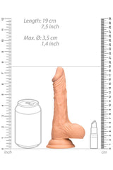 Shots Toys - RealRock Skin - Realistic Dildo with Balls - 7 Inch Sex Toy - Tophatter Daily Deals