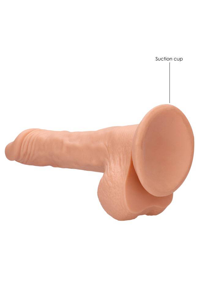 Shots Toys - RealRock Skin - Realistic Dildo With Balls - 8 Inches Sex Toy - Tophatter Daily Deals