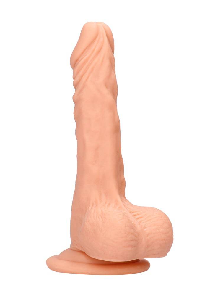 Shots Toys - RealRock Skin - Realistic Dildo With Balls - 8 Inches Sex Toy - Tophatter Daily Deals