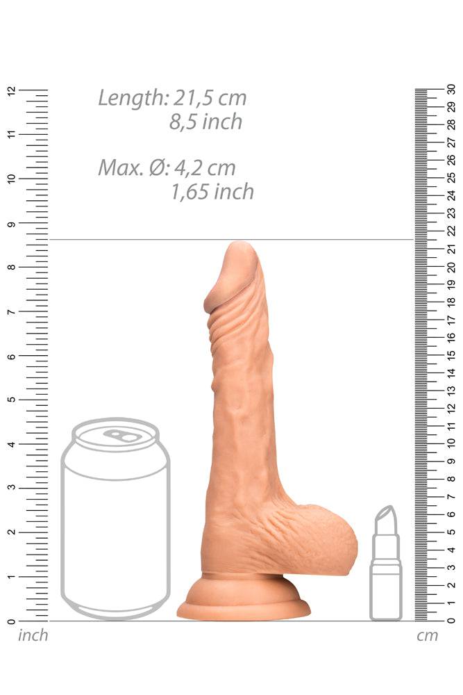 Shots Toys - RealRock Skin - Realistic Dildo With Balls - 8 Inches Sex Toy - Tophatter Daily Deals