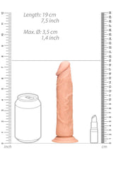 Shots Toys - RealRock Skin - Realistic Dildo - 7 Inch Sex Toy - Tophatter Daily Deals