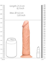 Shots Toys - RealRock Skin - Realistic Dildo - 8 Inches Sex Toy - Tophatter Daily Deals