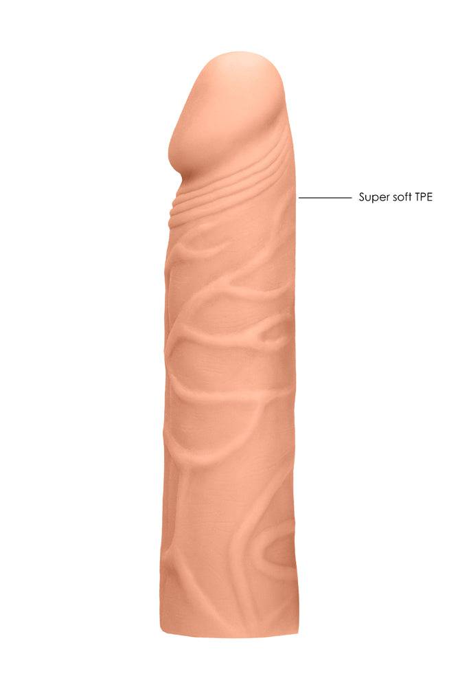 Shots Toys - RealRock Skin - Realistic Penis Extender - 7 Inches Sex Toy - Tophatter Daily Deals