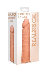 Shots Toys - RealRock Skin - Realistic Penis Extender - 7 Inches Sex Toy - Tophatter Daily Deals