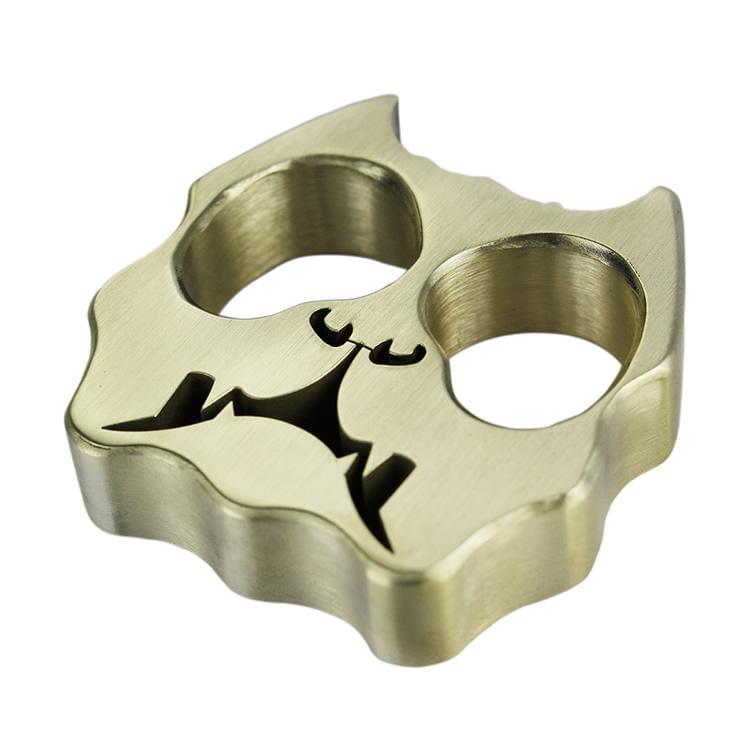 15mm Ultra-Thick Bulldog Real Brass Knuckles Self Defense Brass Knuckles - Tophatter Daily Deals