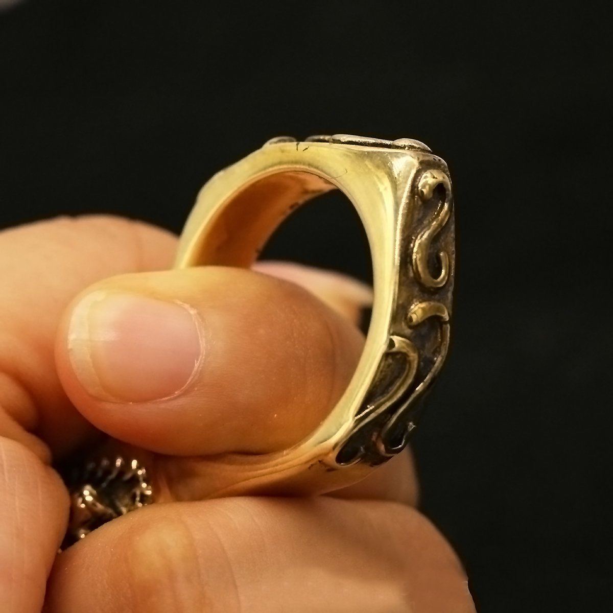 Real Brass Knuckles Keychain Brass Knuckles - Tophatter Daily Deals