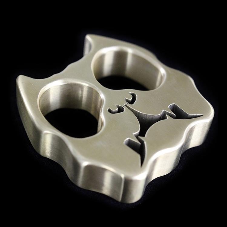 15mm Ultra-Thick Bulldog Real Brass Knuckles Self Defense Brass Knuckles - Tophatter Daily Deals