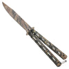 Real Tree Camo Balisong Butterfly Knife - Tophatter's Army Products & Self Defense Collectible Weapons - Tophatter Daily Deals