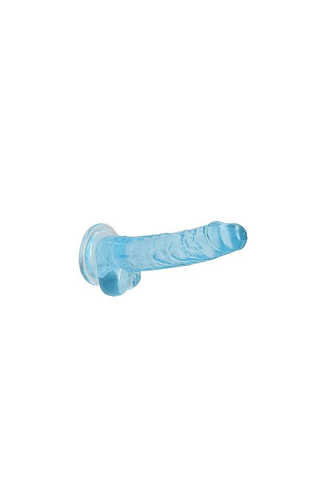 Shots Toys - RealRock - 7" Crystal Clear Dildo with Balls - Assorted Colors Sex Toy - Tophatter Daily Deals