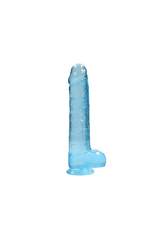 Shots Toys - RealRock - 9" Crystal Clear Dildo - Blue Sex Toy - Tophatter Daily Deals