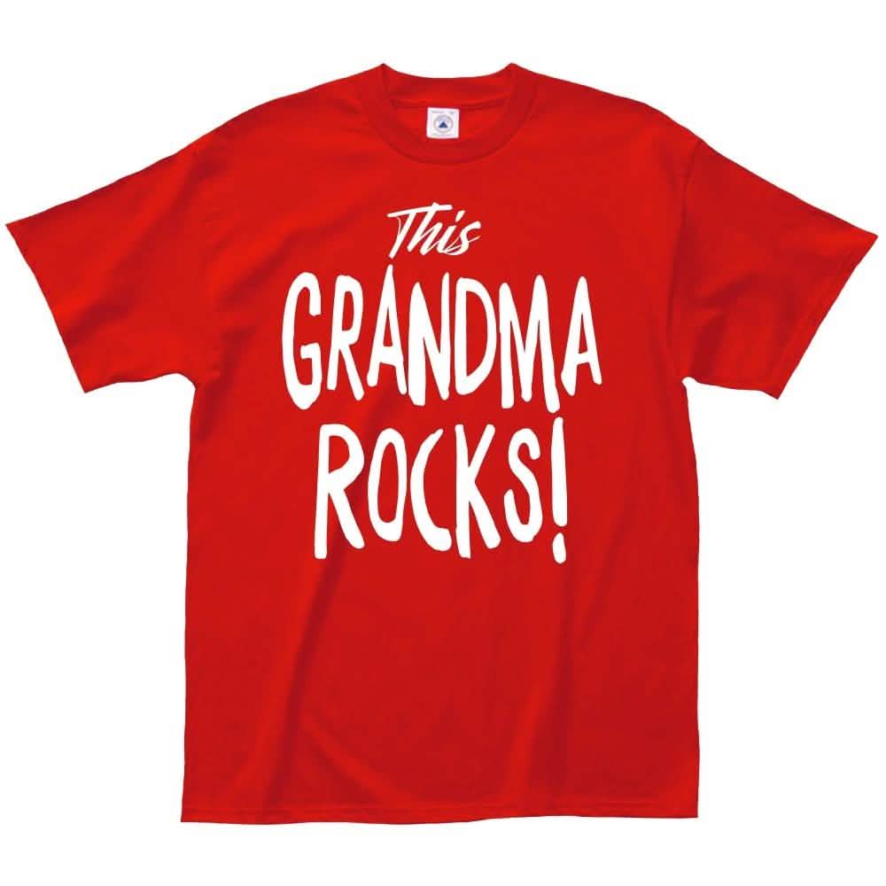 Really Cool Grandma or This Grandma Rocks T-Shirt - Assorted Styles and Sizes This Grandma Rocks Women's Tops - Tophatter Daily Deals