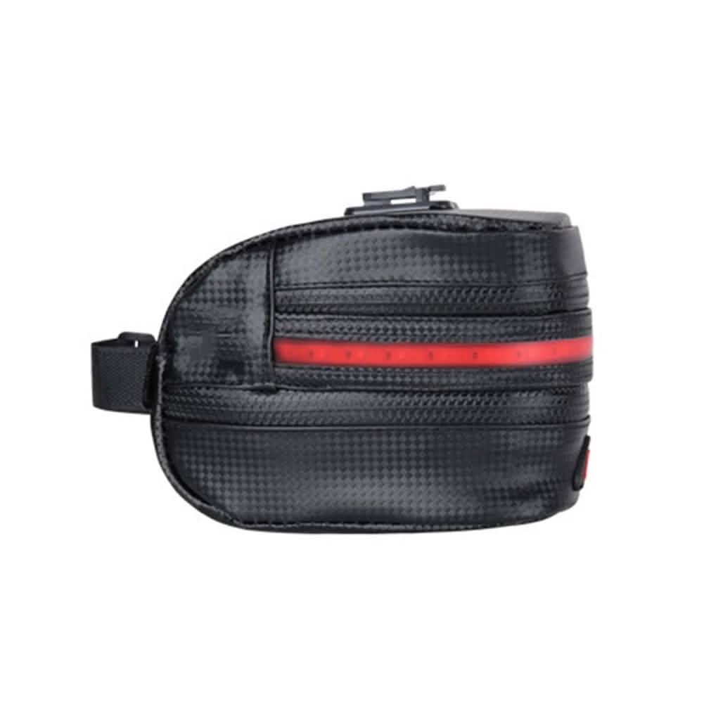 Rear Bike Saddle Bag with LED Light Outdoor Recreation - Tophatter Daily Deals