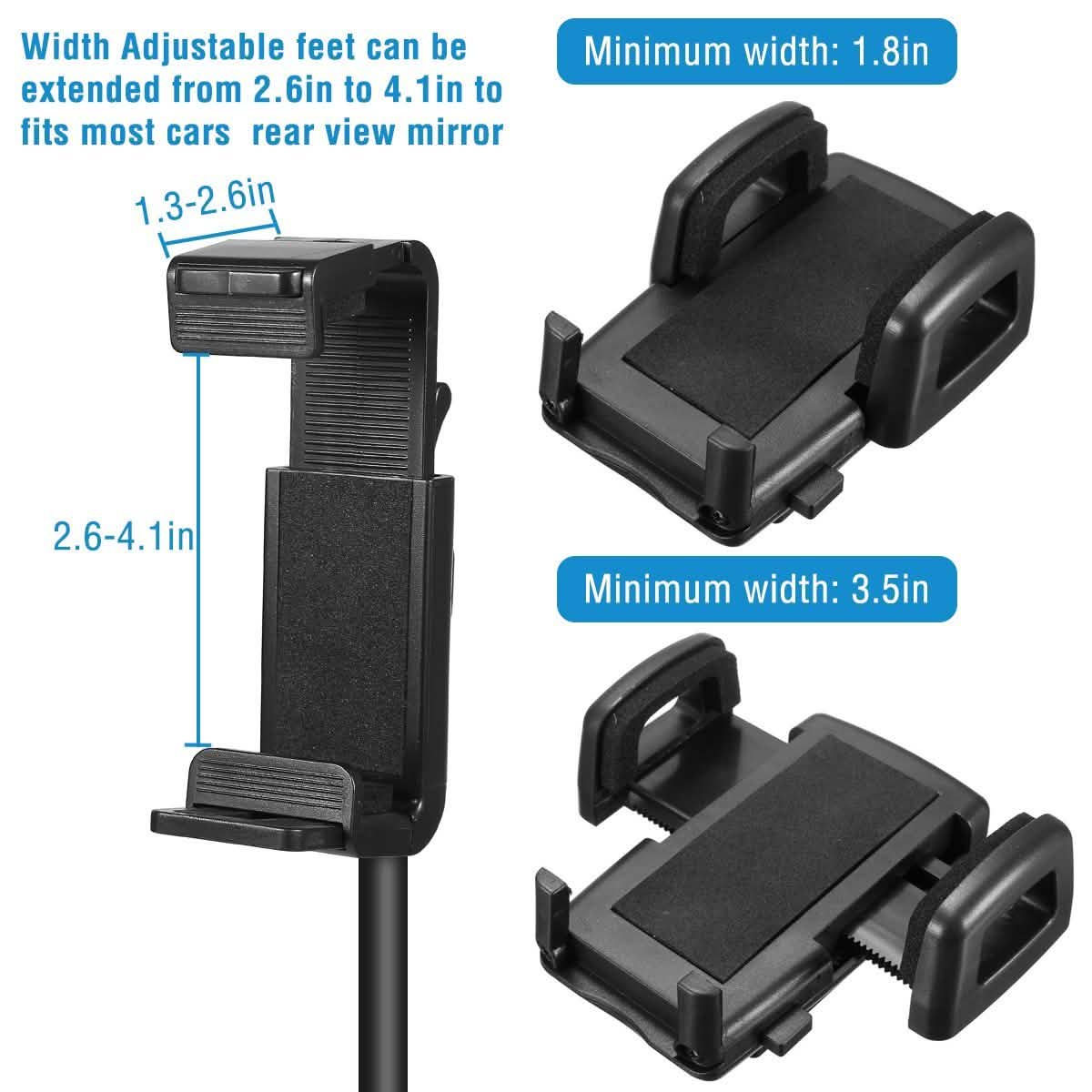 Rear View Mirror Car Mount Holder Automotive - Tophatter Daily Deals