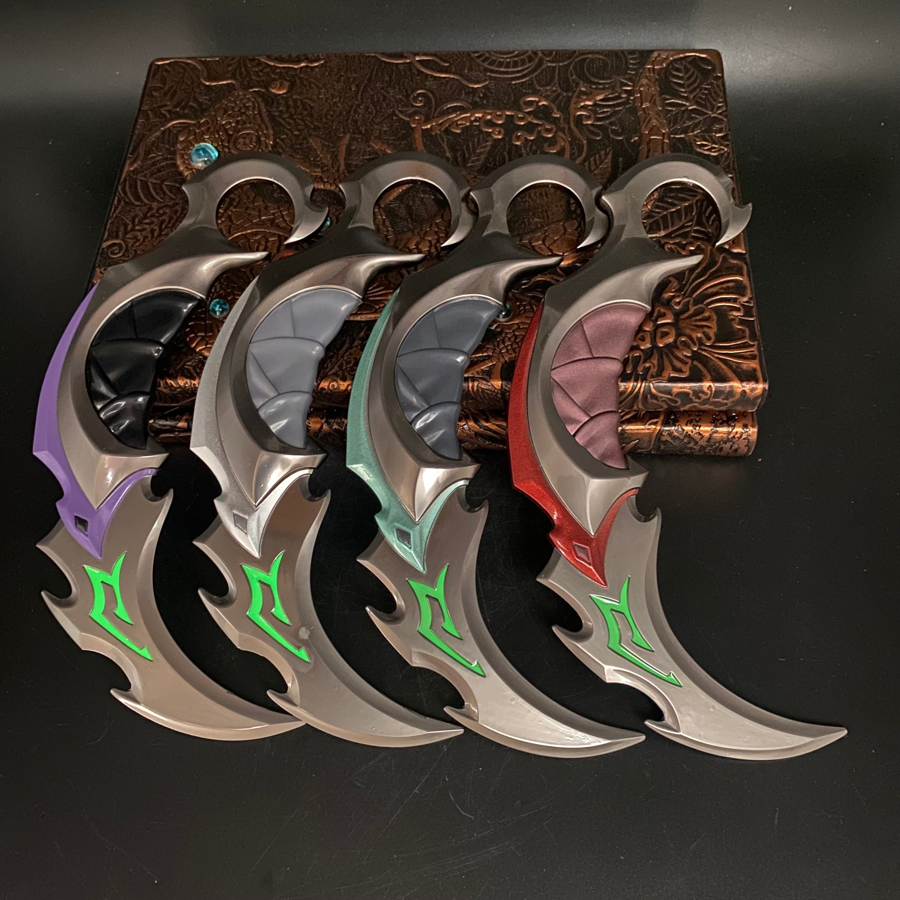 Reaver Karambit Metal Blunt Blade Trainer Cosplay Prop Game Replica - Tophatter Daily Deals