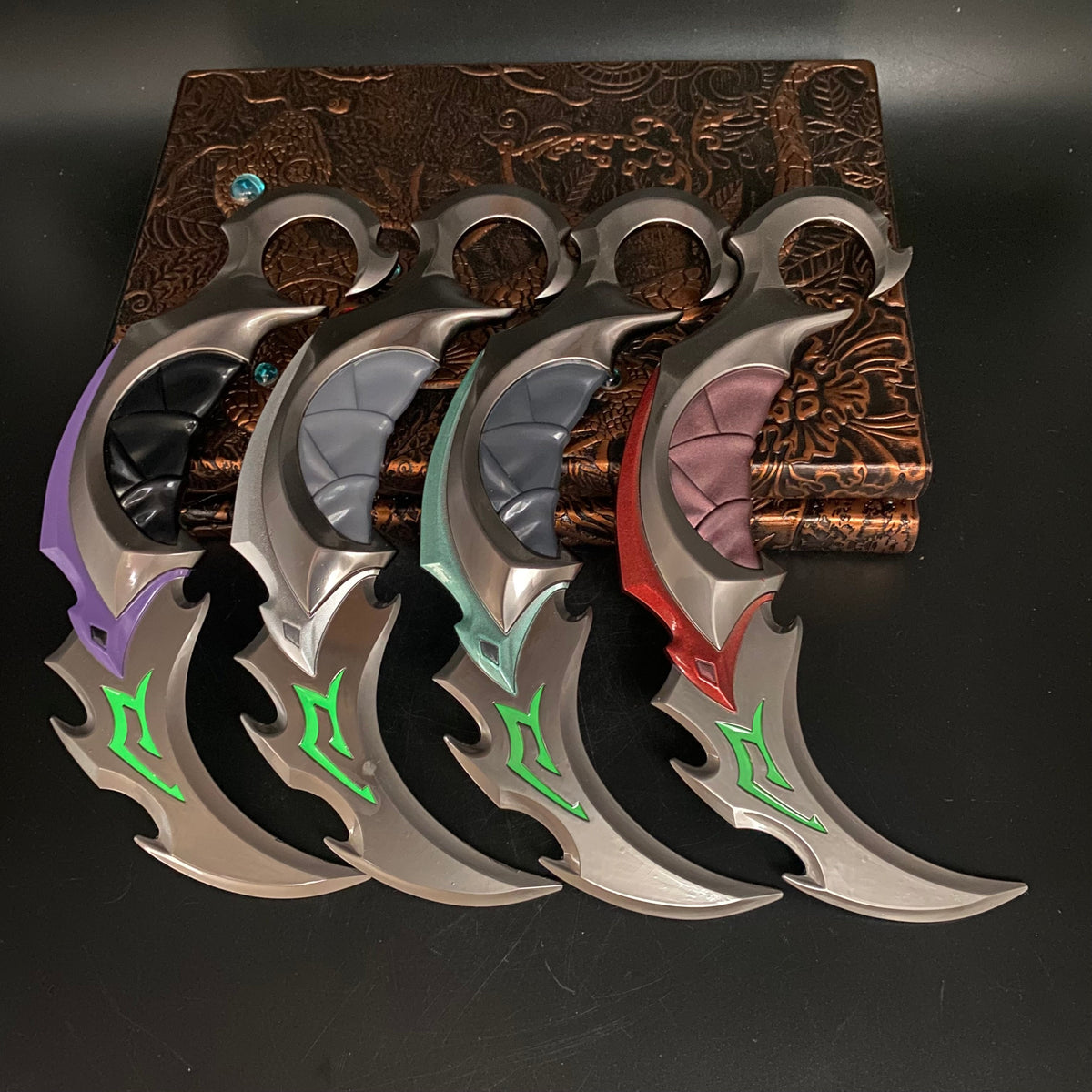 Reaver Karambit Metal Blunt Blade Trainer Cosplay Prop Game Replica - Tophatter Daily Deals