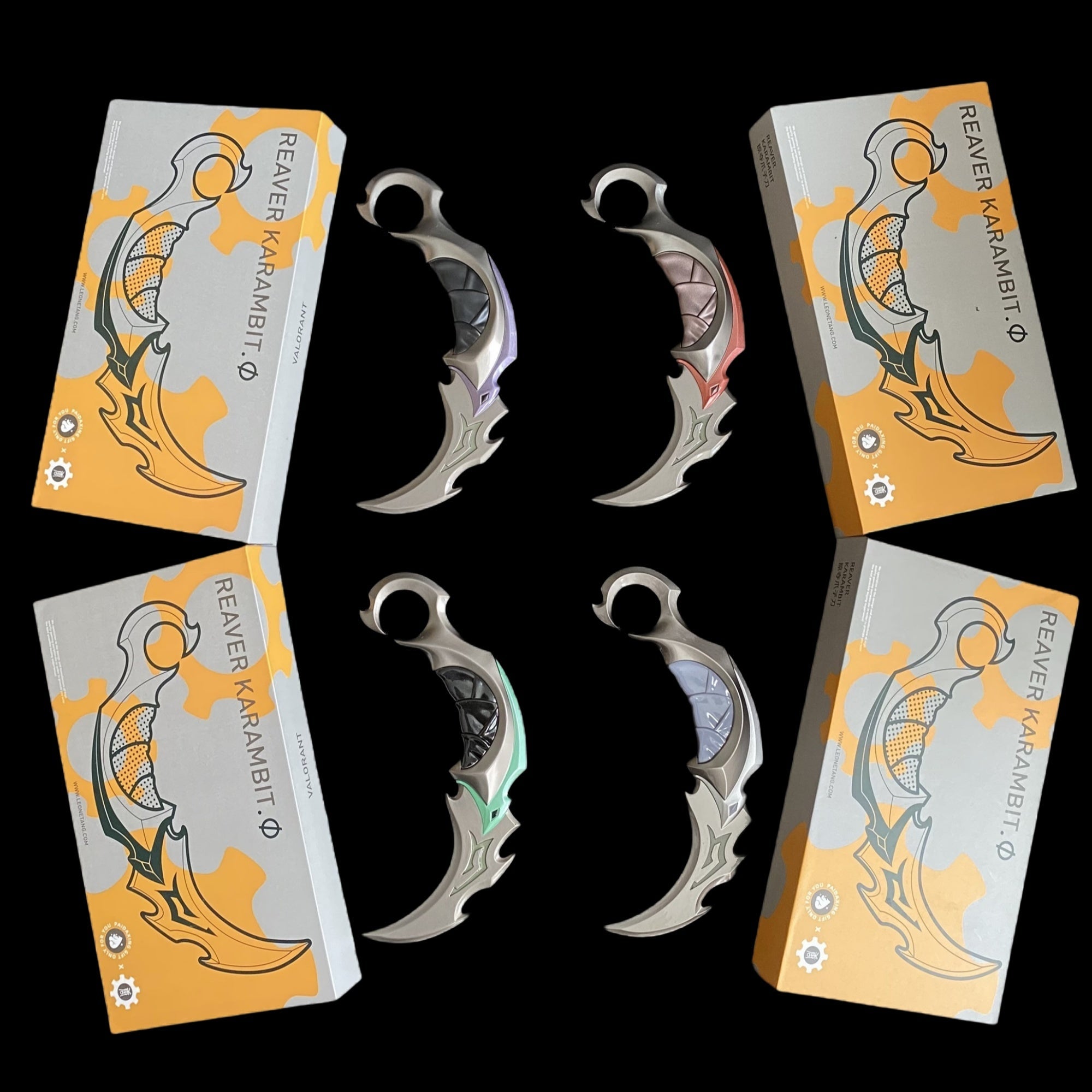 Reaver Karambit Metal Blunt Blade Trainer Cosplay Prop Game Replica - Tophatter Daily Deals