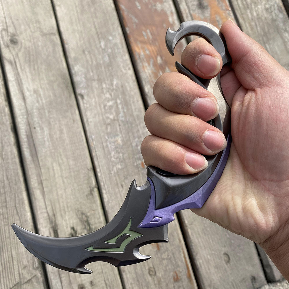 Metal Reaver Karambit Blunt Blade Trainer Cosplay Prop - Tophatter Daily Deals