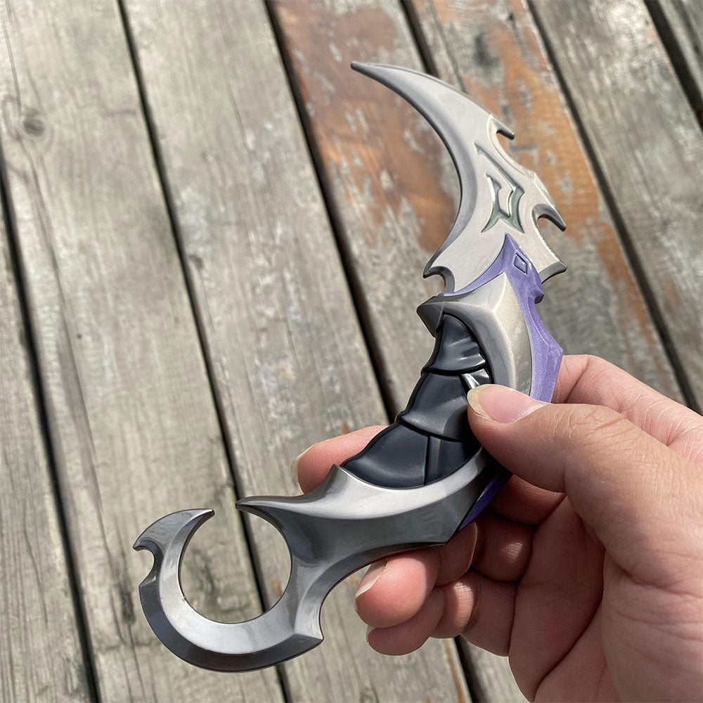 Metal Reaver Karambit Blunt Blade Trainer Cosplay Prop - Tophatter Daily Deals