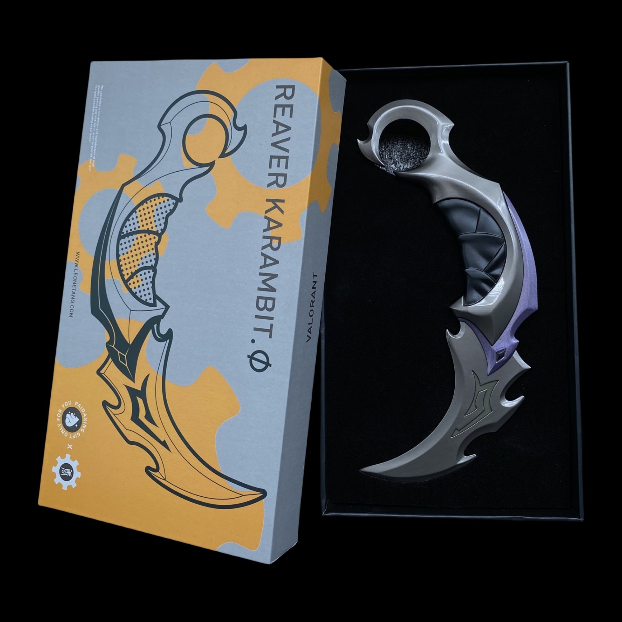 Reaver Karambit Metal Blunt Blade Trainer Cosplay Prop Game Replica - Tophatter Daily Deals