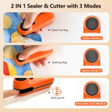 Rechargeable 2-in-1 Bag Mini Heat Sealer Kitchen Tools & Gadgets - Tophatter Daily Deals