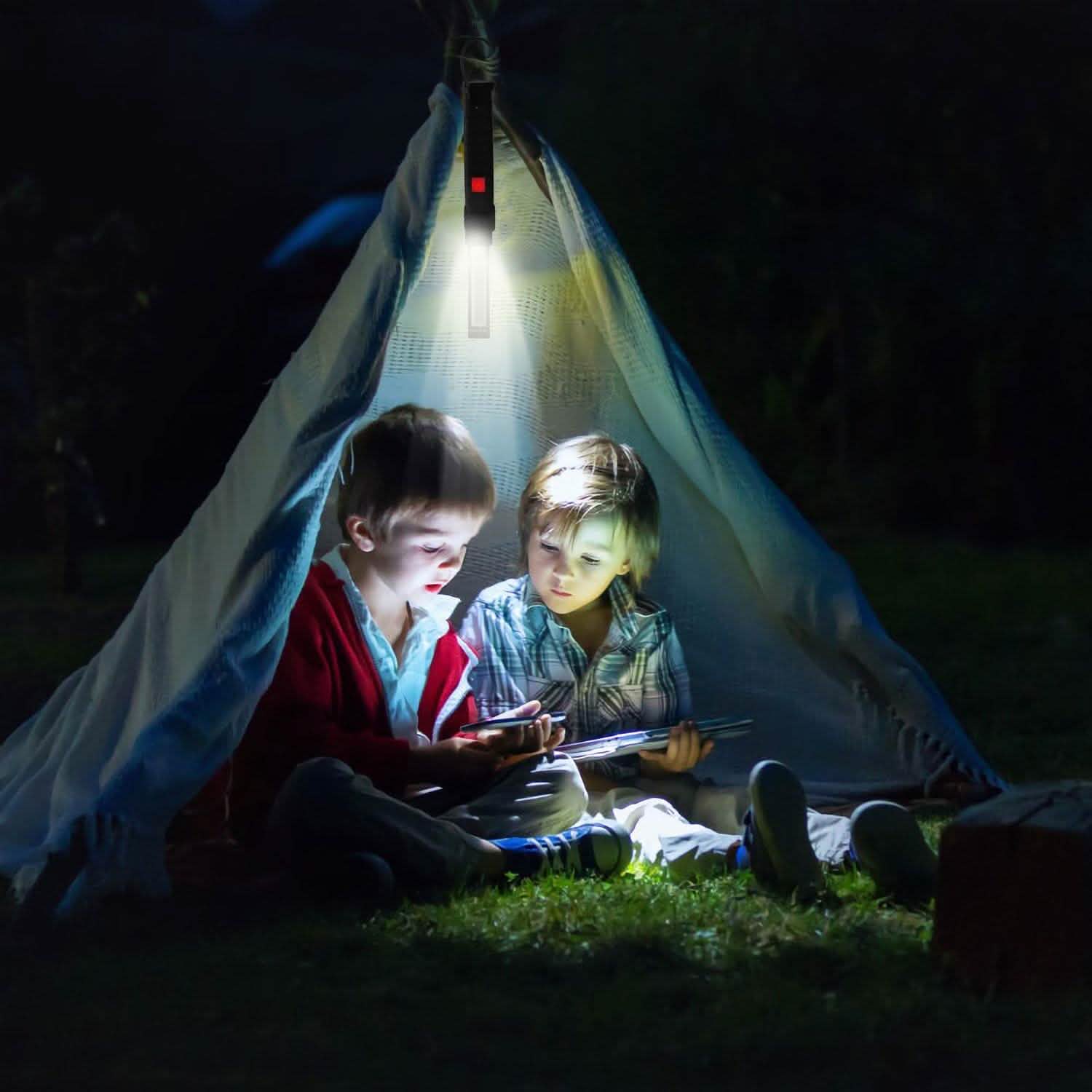 Rechargeable COB LED Slim Work Folding Light Outdoor Recreation - Tophatter Daily Deals