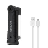 Rechargeable COB LED Slim Work Folding Light Outdoor Recreation - Tophatter Daily Deals