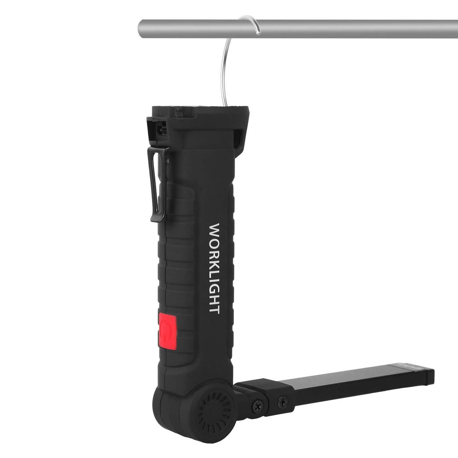 Rechargeable COB LED Slim Work Folding Light Outdoor Recreation - Tophatter Daily Deals