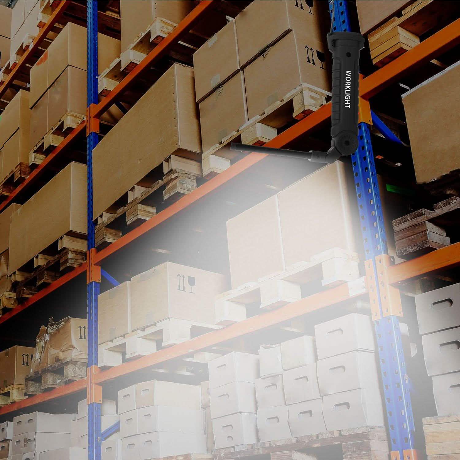 Rechargeable COB LED Slim Work Folding Light Outdoor Recreation - Tophatter Daily Deals