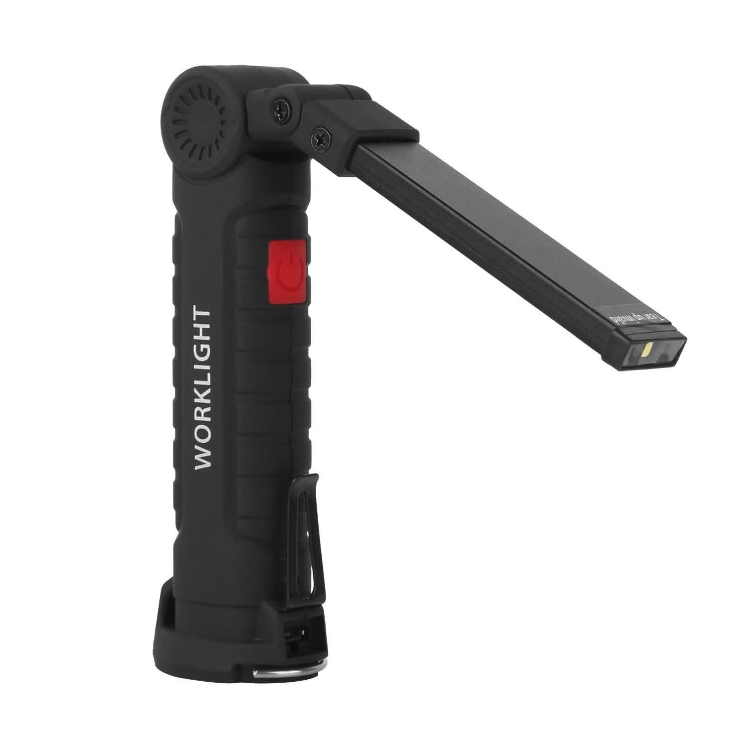 Rechargeable COB LED Slim Work Folding Light Outdoor Recreation - Tophatter Daily Deals