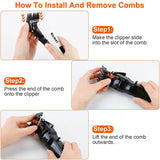 Rechargeable Cordless Hair Clipper Men's Grooming - Tophatter Daily Deals