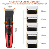 Rechargeable Cordless Pet Grooming Kit Pet Supplies - Tophatter Daily Deals