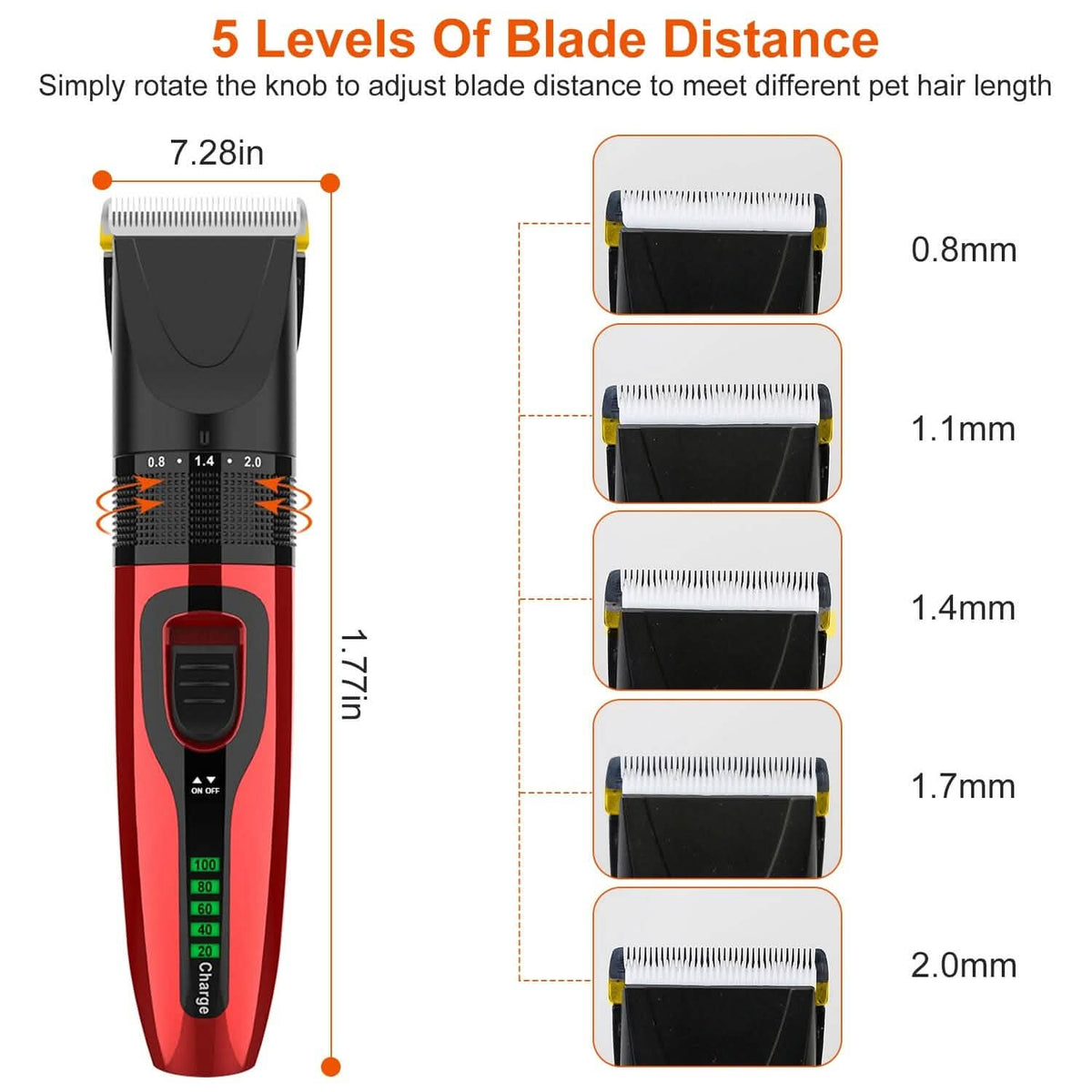 Rechargeable Cordless Pet Grooming Kit Pet Supplies - Tophatter Daily Deals