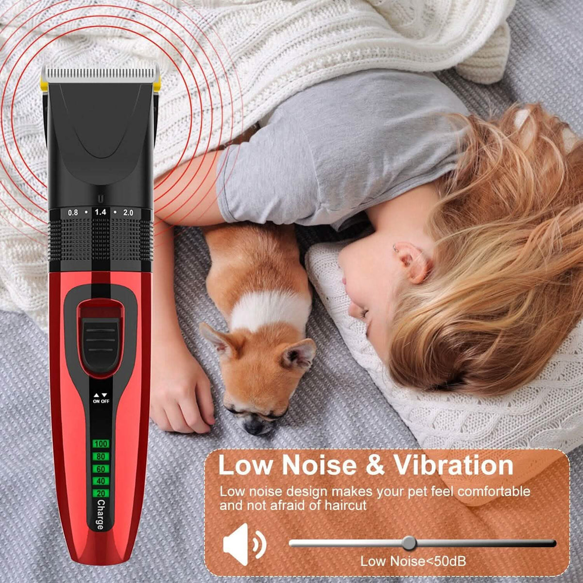 Rechargeable Cordless Pet Grooming Kit Pet Supplies - Tophatter Daily Deals