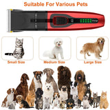 Rechargeable Cordless Pet Grooming Kit Pet Supplies - Tophatter Daily Deals