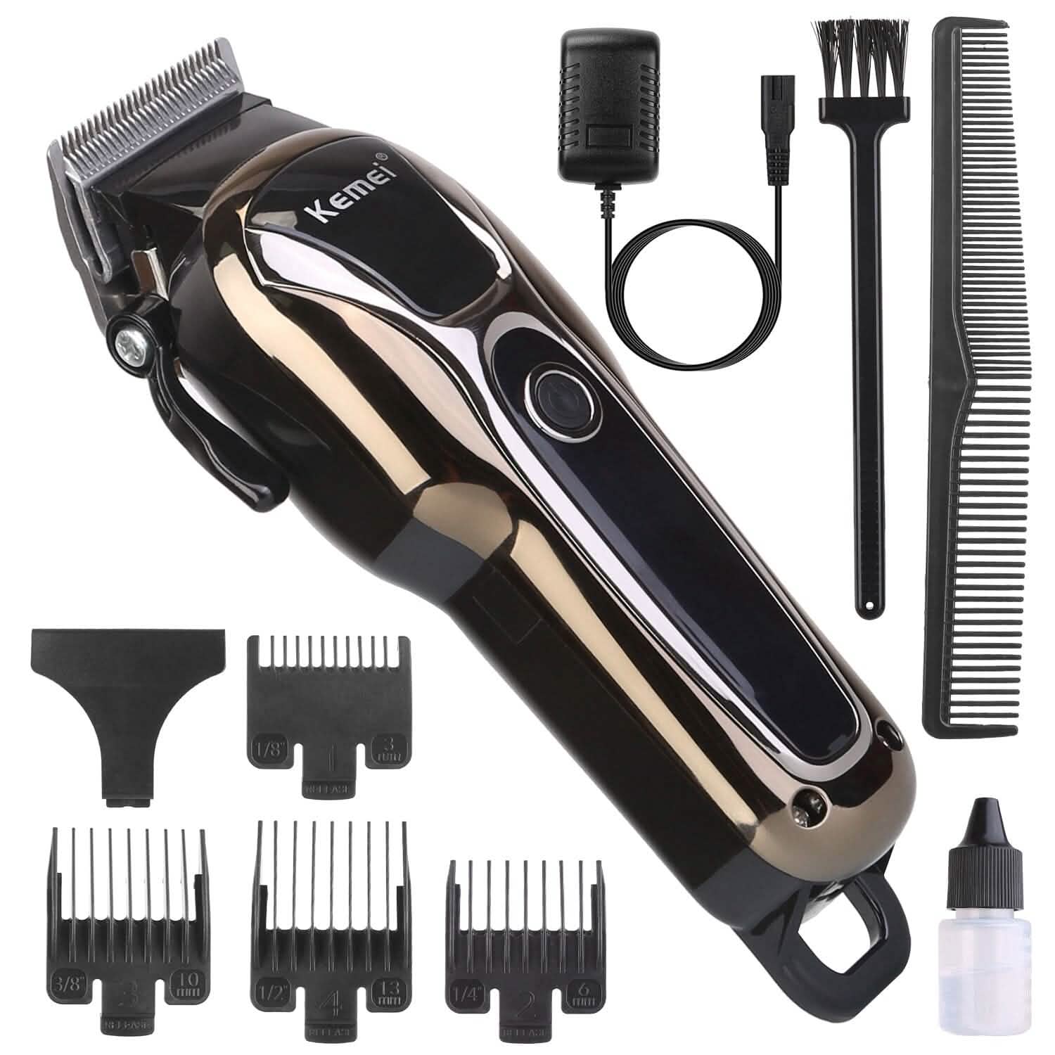 Rechargeable Electric Hair Clipper Men's Grooming - Tophatter Daily Deals