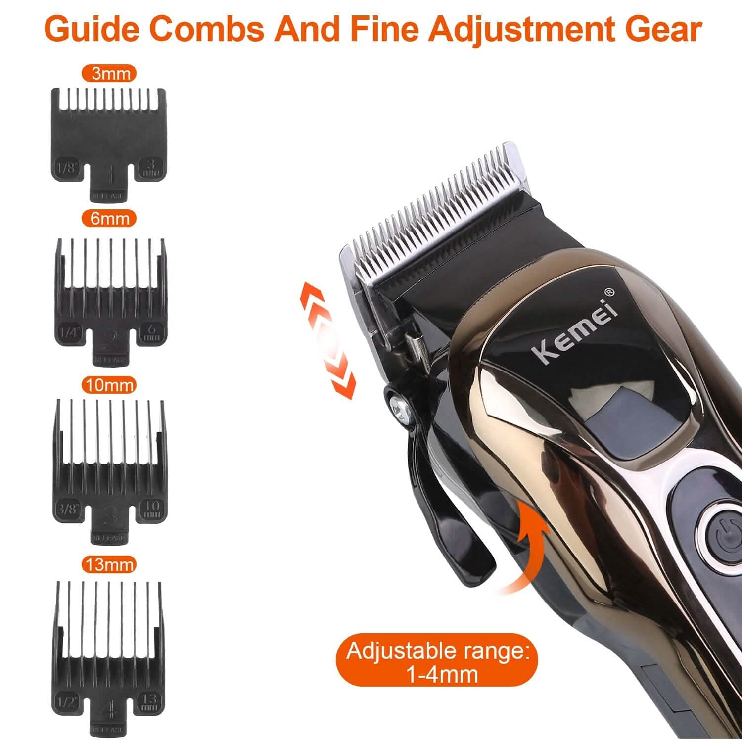 Rechargeable Electric Hair Clipper Men's Grooming - Tophatter Daily Deals