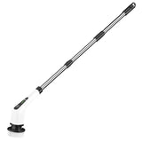 Rechargeable Electric Spin Scrubber 8 Brush Replaceable Heads 2 Speed Household Appliances - Tophatter Daily Deals