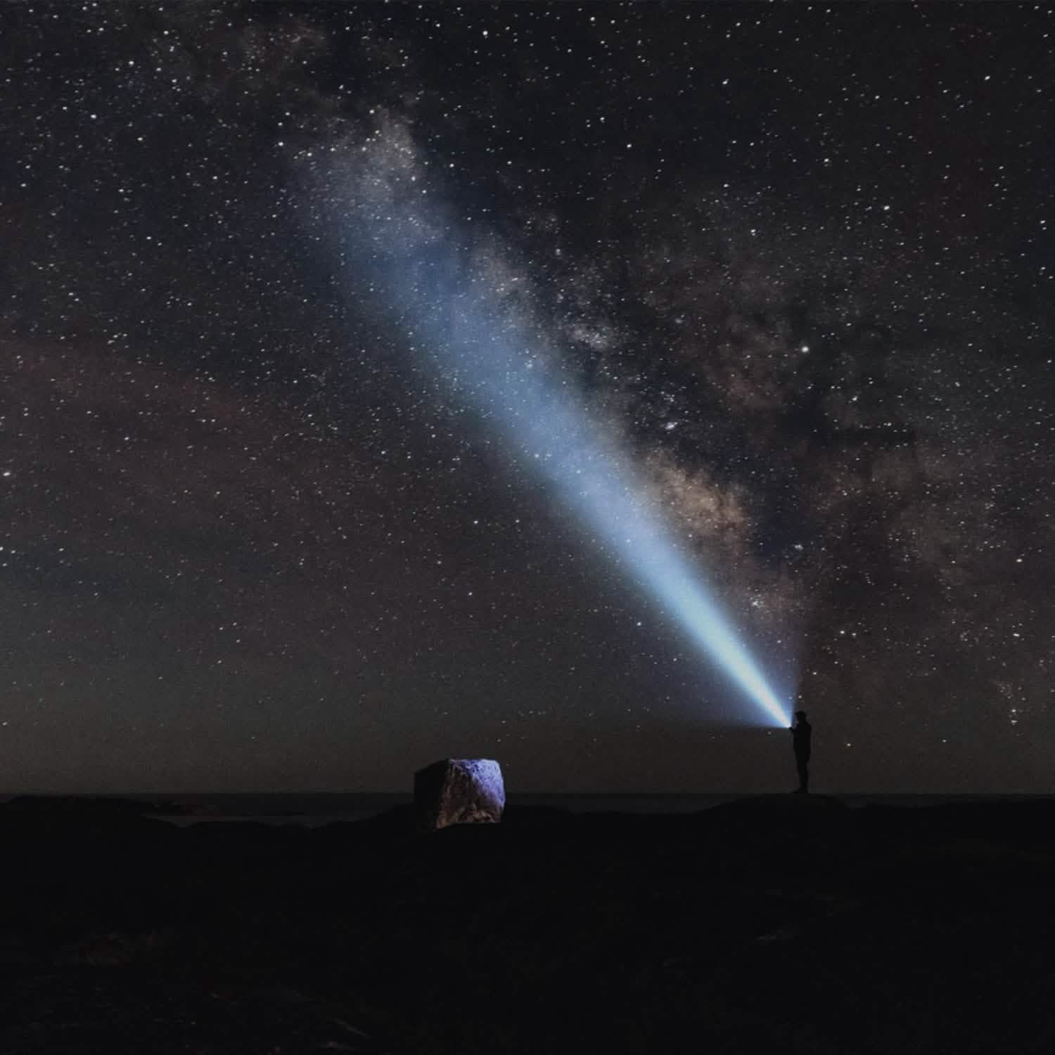 Rechargeable Flashlight LED Floodlight Torch with Strap Super Bright Flashlight Outdoor Recreation - Tophatter Daily Deals