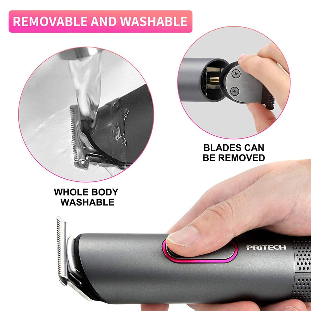 Rechargeable Hair Trimmer for Women Beauty & Personal Care - Tophatter Daily Deals