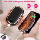 Rechargeable Hand Heater Pocket Warmer Power Bank with Digital Display Mobile Accessories - Tophatter Daily Deals